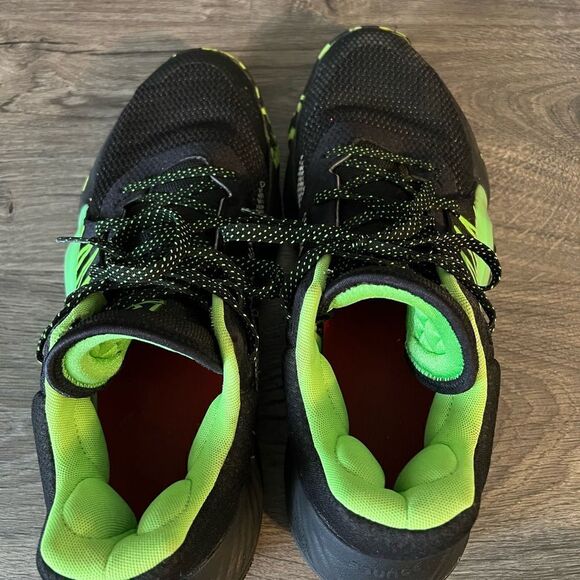 Adidas x Marvel The D.O.N Issue #1 Stealth Spider-Man Shoes Black Green size 11 - Picture 6 of 7